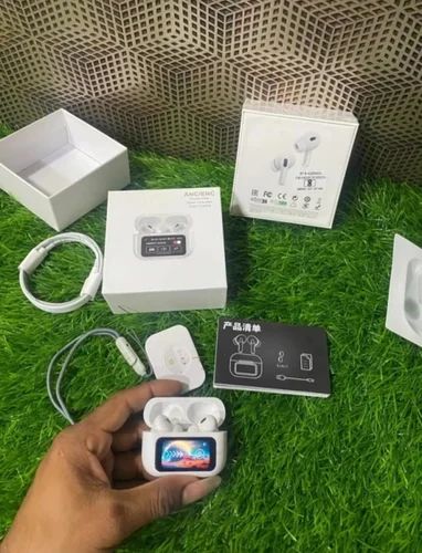 AirPods Pro 2 Touch Screen Display Wireless Earbuds with ANC & Smart Case (Premium Sound + Long Battery)