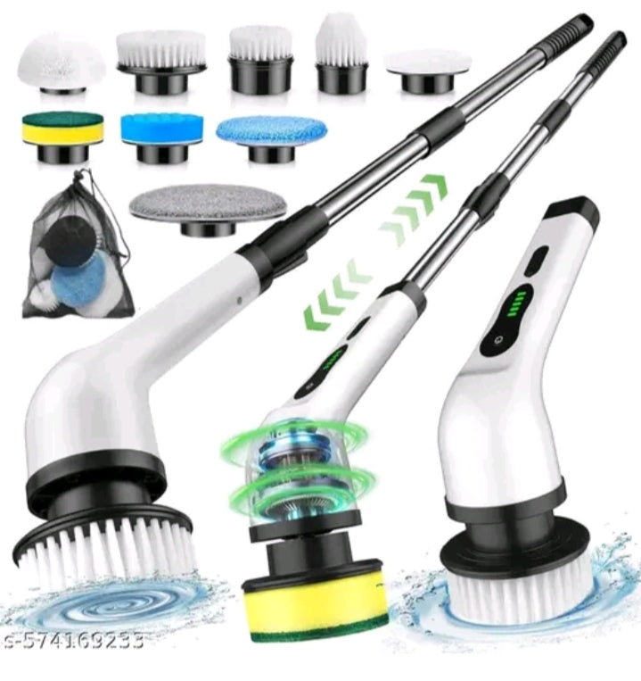 360° Electric Spin Scrubber – Powerful Cordless Cleaning Brush for Bathroom & Kitchen